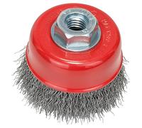 Bosch 1x Cepillo de vaso PRO Metal Clean, rosca M14 | para Acero, Ø 70 mm, Professional Accesorios Amoladora pequeña