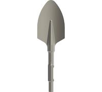 Bosch 1x Cincel de pala PRO Hex 30-4C, redondeada | para Suelo, Grava, Professional Accesorios Martillos
