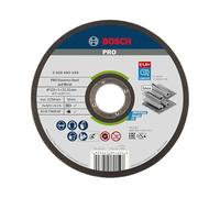 Bosch 1x Disco Corte Abras. PRO Inox/Metal LongLife 22,23mm | para Acero, Acero inoxidable, Ø 125 mm, Professional Accesorios Amoladora pequeña