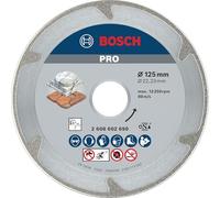 Bosch 1x Disco Corte Diam. PRO Marble 22,23mm | para Piedra blanda, Mármol, Ø 125 mm, Professional Accesorios Amoladora pequeña