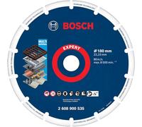 Bosch 1x Disco Corte EXPERT Diamond Metal Wheel 22,23mm | para Hierro fundido, Acero inoxidable, Ø 180 mm, Professional Accesorios Amoladora grande