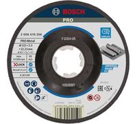 Bosch 1x Disco de corte abrasivo PRO Metal, X-Lock | para Acero, Ø 115 mm, Professional Accesorios Amoladora pequeña