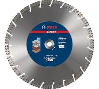Bosch 1x Disco de corte con diamante EXPERT Multi Material | para Hormigón, Hormigón armado, Ø 350 mm, Professional Accesorios Sierra circular de mesa