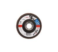 Bosch 1x Disco de láminas PRO X571, versión recta, de fibra | para Acero, Acero inoxidable, Grano 120, Professional Accesorios Amoladora pequeña
