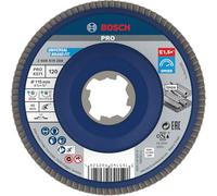 Bosch Professional Best - Disco de láminas recto (para metales, X-LOCK, X571, Ø115 mm, grano K120, orificio Ø 22,23 mm)