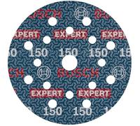 Bosch 1x Disco de lija para láminas EXPERT O780, 125 mm (para Madera dura, Pintura sobre madera, Ø 125 mm, Grano 150, Professional Accesorios Lijadora excéntrica)