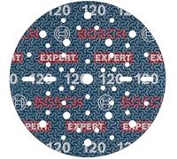 Bosch 1x Disco de lija para láminas EXPERT O780, 150 mm (para Madera dura, Pintura sobre madera, Ø 150 mm, Grano 120, Professional Accesorios Lijadora excéntrica)