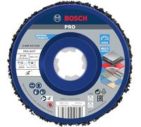Bosch 1x Disco de limpieza PRO N377, X-Lock | para Láminas de acero, Acero, Grano , Professional Accesorios Amoladora pequeña