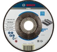 Bosch 1x Disco Desbaste Abras. PRO Metal 22,23mm, oSa | para Acero, Ø 125 mm, Professional Accesorios Amoladora pequeña