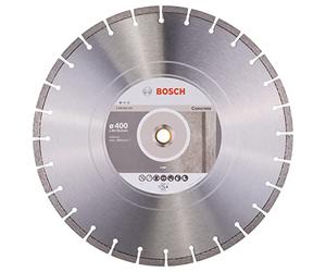 Bosch 1x Discos Corte Diam. p/Hormigón p/Sierras Hormigón Empuje 20/25,4mm | para Hormigón, Ø 400 mm, Professional Accesorios Sierra a gasolina, Sierra de carretilla de hormigón