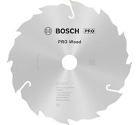 Bosch 1x Hoja de sierra circular con cable PRO Wood para sierras portátiles | para Madera blanda, Madera dura, Ø 160 mm, Professional Accesorios Sierras circulares de mano con cable