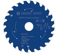 Bosch 1x Hoja de sierra circular EXPERT Wood cordless | para Madera blanda, Madera dura, Ø 120 mm, Professional Accesorios Sierras circulares de mano sin cable