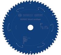Bosch 1x Hoja de sierra circular EXPERT Wood cordless (para Madera blanda, Madera dura, Ø mm, Professional Accesorios Sierra circular ingletadora sin cable)