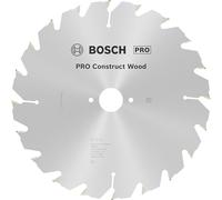 Bosch 1x Hoja de sierra circular PRO Construct Wood para sierras de mesa | con mortero y clavos, Madera con clavos, Ø 250 mm, Professional Accesorios Sierra circular de banco con cable
