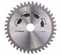Bosch 1x Hoja de Sierra Circular Special (para Madera, Metales no Ferrosos, Plásticos, Ø 130 x 2.2/1.6 x 20/16 mm, 40 Dientes, FT, con 1x Anillo de Reducción 16 mm, Accesorios Sierras Circulares)