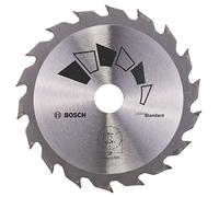 Bosch 1x Hoja de Sierra Circular Standard (para Madera, Ø 130 x 2.2/1.5 x 20/16 mm, 18 Dientes, ATB, con 1x Anillo de Reducción 16 mm, Accesorios Sierras Circulares)
