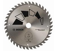 Bosch 1x Hoja de Sierra Circular Standard (para Madera, Ø 184 x 2.2/1.5 x 20/16 mm, 40 Dientes, ATB, con 1x Anillo de Reducción 16 mm, Accesorios Sierras Circulares)