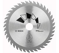 Bosch 1x Hoja de Sierra Circular Standard (para Madera, Ø 190 x 2.2/1.5 x 20/16 mm, 40 Dientes, ATB, con 1x Anillo de Reducción 16 mm, Accesorios Sierras Circulares)