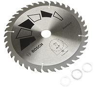 Bosch Hoja de sierra circular Standard para madera Ø205 mm 40 dientes ATB con 3 anillos 20/18/16 mm