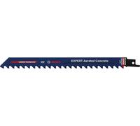 Bosch Professional 1x Hoja de sierra sable Expert ‘Aerated Concrete’ S 1141 HM (para Hormigón celular, Longitud 225 mm, accesorios Sierra sable)