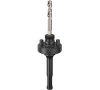 Bosch 1x Portabrocas y broca centradora para sierra de corona (para Acero, Cartón-yeso, Longitud 102,00 mm, Professional Accesorios Taladro)