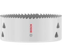 Bosch 1x Sierra de agujero para múltiples materiales roscados (para acero, placas de yeso, Ø 111 mm, accesorios profesionales taladros)