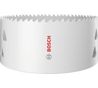 Bosch 1x Sierra de agujero para múltiples materiales roscados (para acero, placas de yeso, Ø 114 mm, accesorios profesionales taladros)
