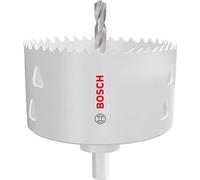 Bosch 1x Sierra de corona con mandril para diversos materiales | para Acero, Cartón-yeso, Ø 76 mm, Professional Accesorios Taladro