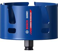 Bosch 1x Sierra de corona EXPERT Construction Material PC Plus (para Madera blanda, Aglomerado, Ø 111 mm, Professional Accesorios Taladro)