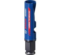 Bosch 1x Sierra de corona EXPERT Construction Material PC Plus (para Madera blanda, Aglomerado, Ø 22 mm, Professional Accesorios Taladro)