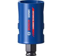 Bosch 1x Sierra de corona EXPERT Construction Material PC Plus (para Madera blanda, Aglomerado, Ø 41 mm, Professional Accesorios Taladro)