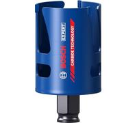 Bosch 1x Sierra de corona EXPERT Construction Material PC Plus (para Madera blanda, Aglomerado, Ø 54 mm, Professional Accesorios Taladro)