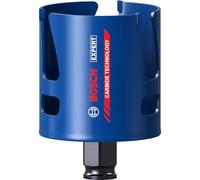 Bosch 1x Sierra de corona EXPERT Construction Material PC Plus (para Madera blanda, Aglomerado, Ø 60 mm, Professional Accesorios Taladro)