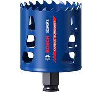 Bosch 1x Sierra de corona EXPERT Multi Material Power Change Plus (para Madera con metal, Ladrillo, Ø 65 mm, Professional Accesorios Taladro)