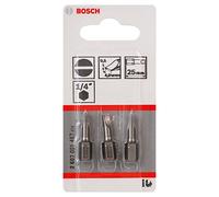 BOSCH Punta de destornillador extra dura Extra-Hart S 0,5x4,0, 25 mm (3 uds) 2607001457