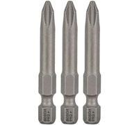 Bosch 2 607 001 528 - Punta de atornillar extra dura - PH 2, 49 mm (pack de 3)