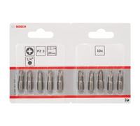 Bosch 2 607 001 563 - Punta de atornillar extra dura - PZ 3, 25 mm (pack de 10)