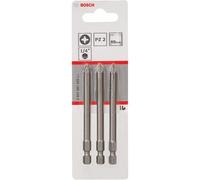 Bosch 2 607 001 583 - Punta de atornillar extra dura - PZ 2, 89 mm (pack de 3)