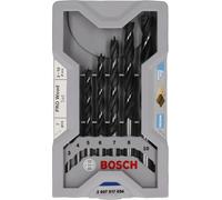 BOSCH Juego de brocas para madera, 7 piezas 3,4,5,6,7,8,10 2607017034