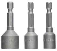 Bosch 2 608 551 078 - Paquete de 3 llaves de vaso - 50 mm; 8, 10, 13 mm (pack de 3)