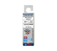 Bosch 2 608 585 468 - Pack de 10 brocas para metal HSS-G, DIN 338 (1,2 x 16 x 38 mm)