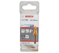 Bosch 2 608 587 429 - Brocas escalonadas HSS-TiN - 4-12 mm, 6,0 mm, 50 mm (pack de 1)