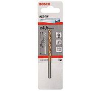 Bosch 2 608 596 696 - Brocas para metal HSS-TiN, DIN 338 (4,5 x 47 x 80 mm)