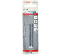 Bosch 2 608 596 788 - Pack de 2 brocas para metal HSS-R, DIN 338 (3 x 33 x 61 mm)