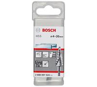 Bosch 2 608 597 524 - Broca escalonada HSS - 4-20 mm, 1/4", 70,5 mm (pack de 1)