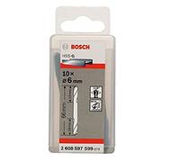 Bosch 2 608 597 599 - Pack de 10 brocas de doble punta (6 x 19 x 66 mm)