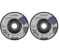 Bosch 2 608 600 221 - Disco de corte acodado Expert for Metal - A 30 S BF, 125 mm, 2,5 mm (pack de 1) (Paquete de 2)