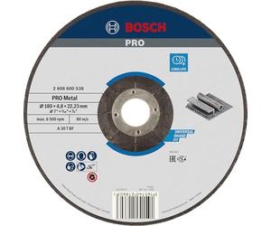 Bosch 2 608 600 538 - Disco de desbaste acodado Expert for Metal - A 30 T BF, 180 mm, 4,8 mm (pack de 1)