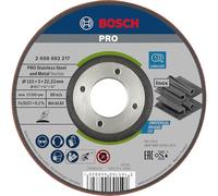 Bosch 2 608 602 217 - Muela de desbastar semiflexible - WA 46 BF, 115 mm, 3,0 mm (pack de 1)