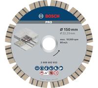 Bosch 2 608 602 653 - Disco de corte de diamante Best for Concrete - 150 x 22,23 x 2,4 x 12 mm (pack de 1)